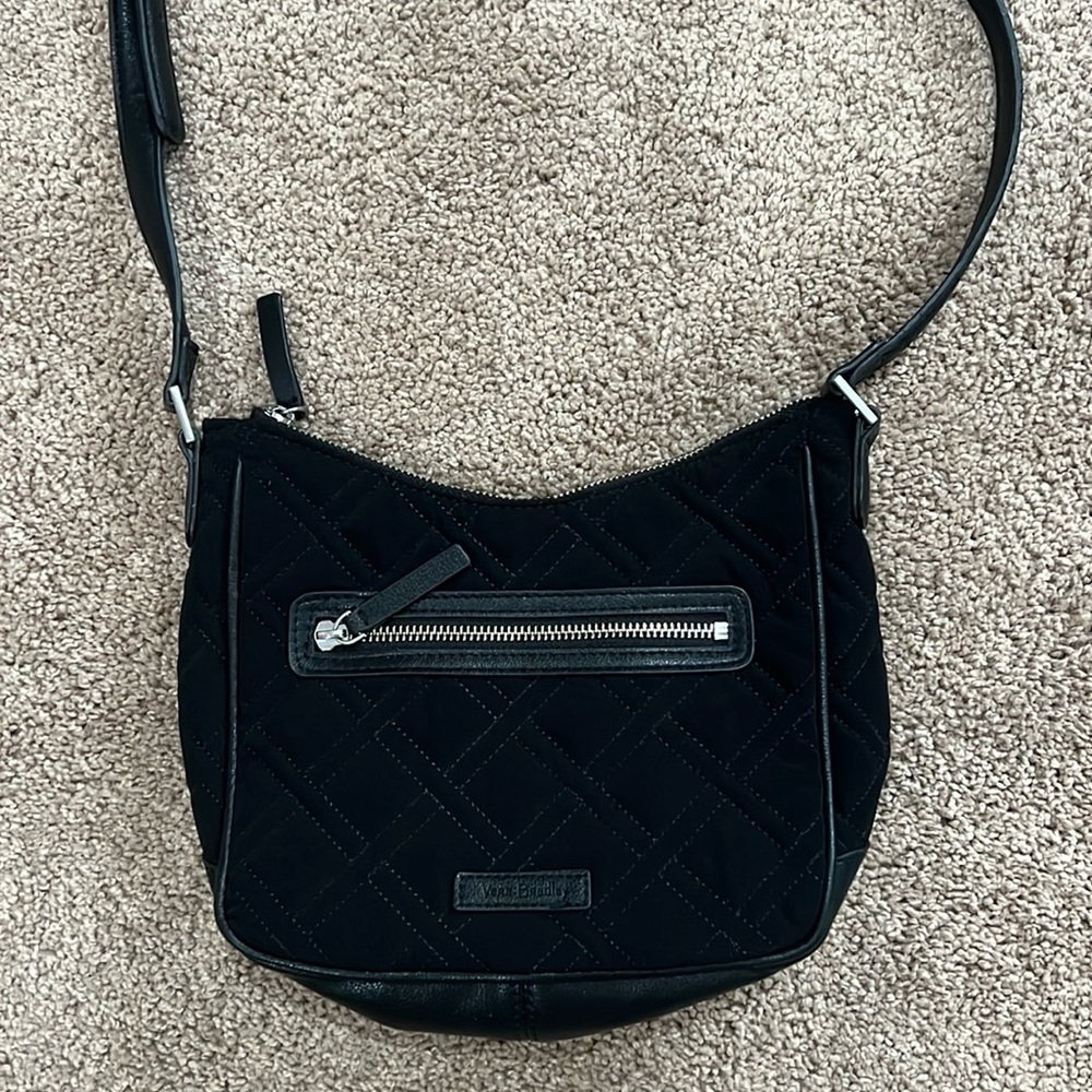 Vera Bradley quilted black purse small